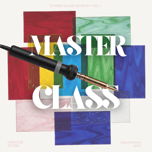 Stained Glass Jewelry Masterclass by Naomi - Digital Course Cover