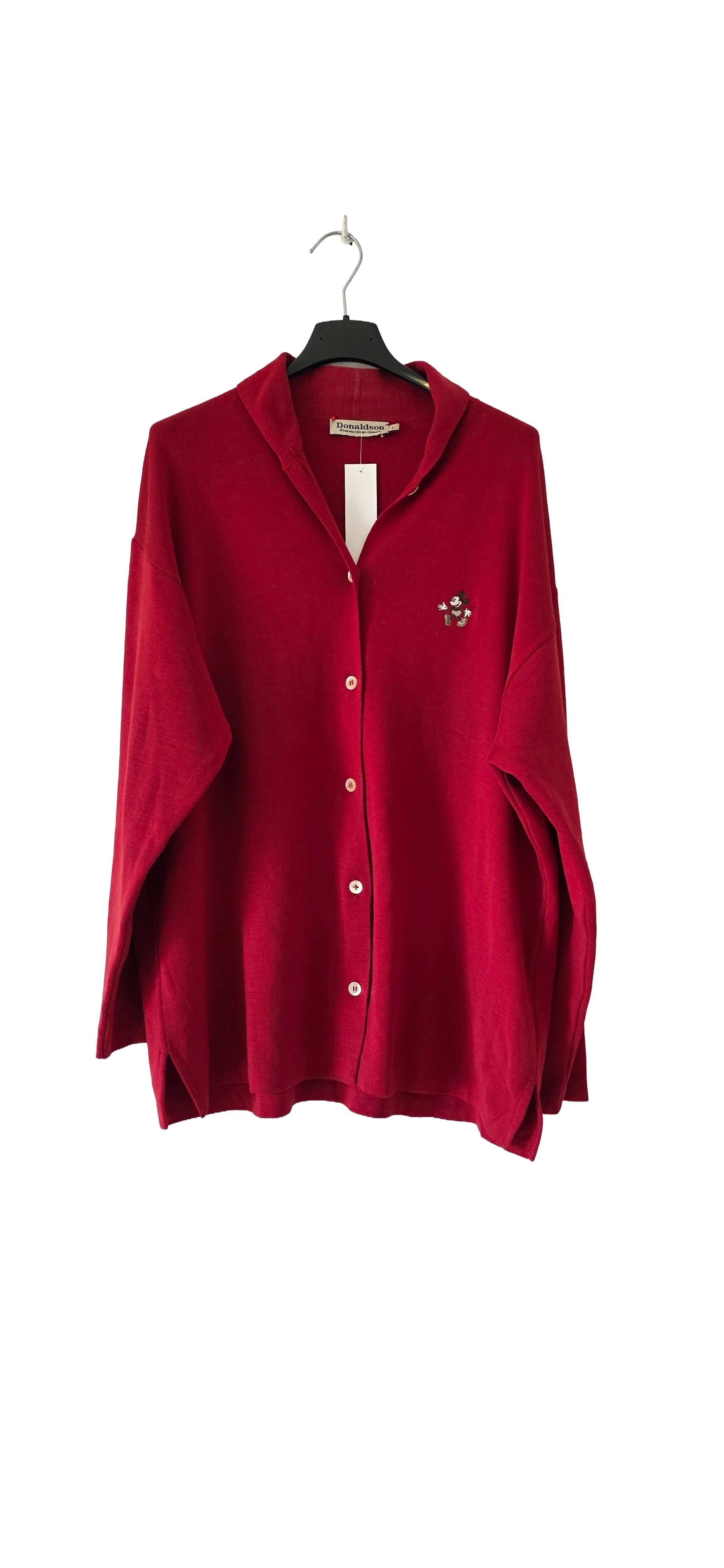 Vintage 90s Mickey Mouse Oversized Knit Sweater