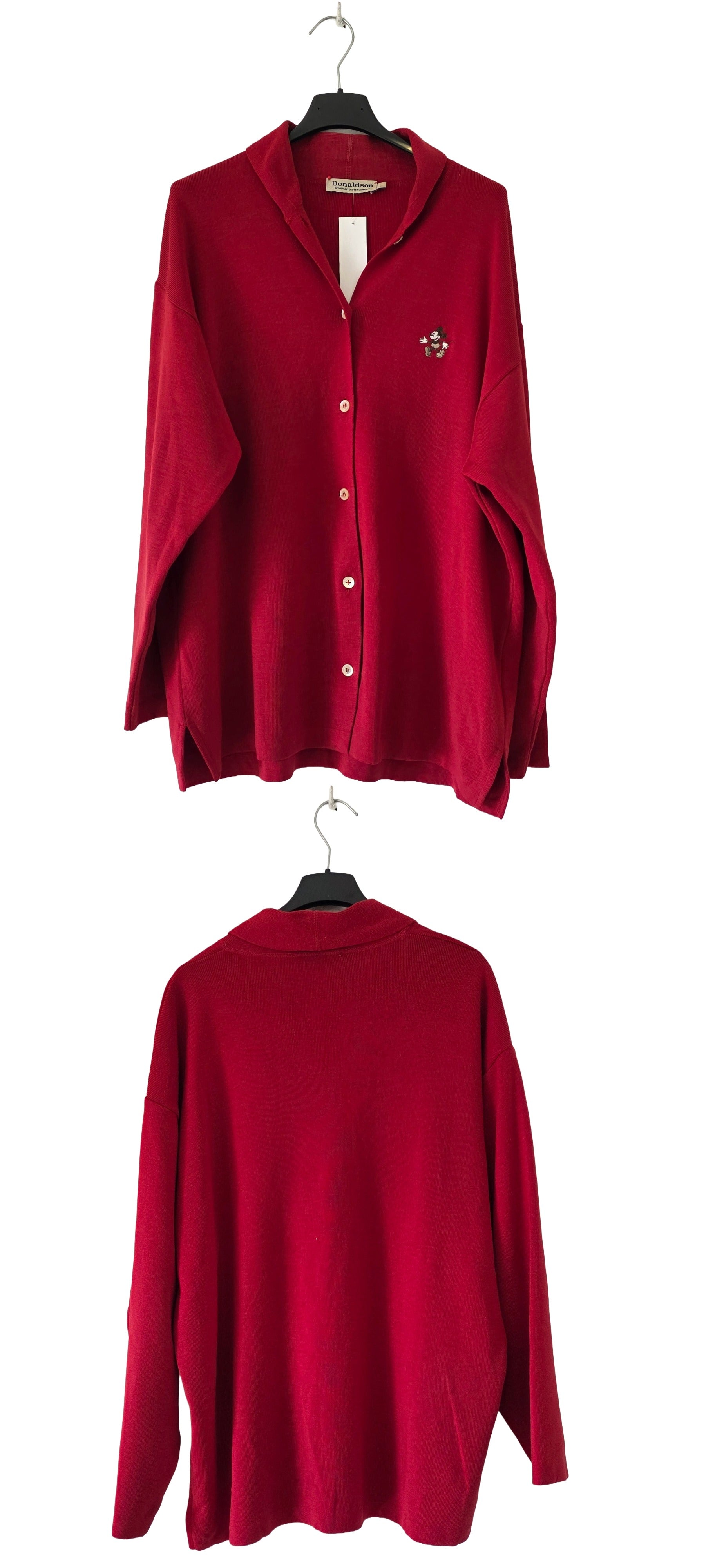 Vintage 90s Mickey Mouse Oversized Knit Sweater