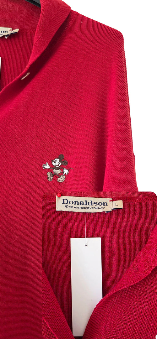 Vintage 90s Mickey Mouse Oversized Knit Sweater